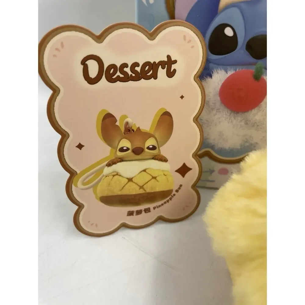 Miniso x Disney Food Stitch Dessert Vinyl Plush Pendant - Pineapple Bun